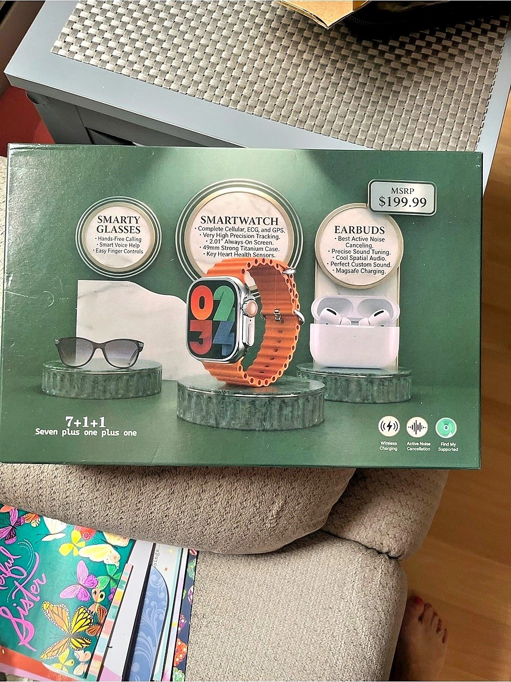 Ultra 2 Smartwatch Green & Orange NWT